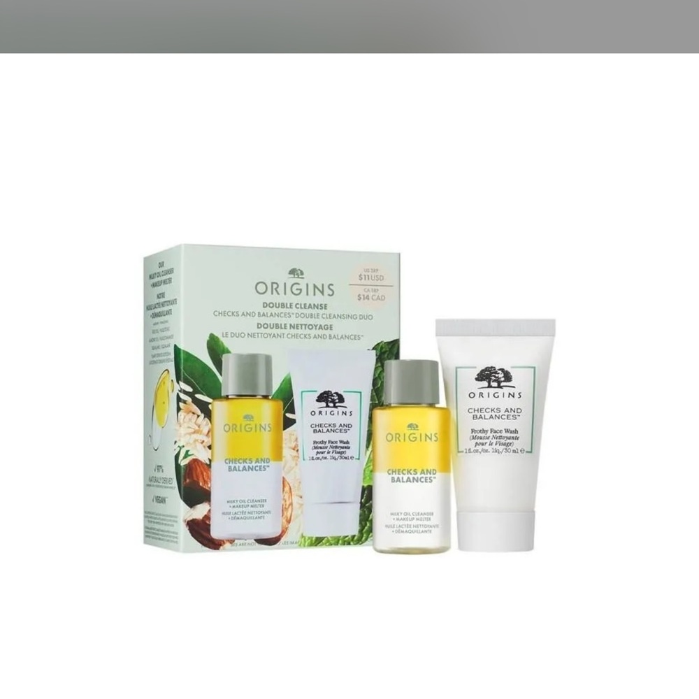 Origins Double Cleanse Checks and Balance Cleansing Duo - 2pc - Ulta Beauty